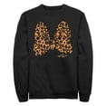 thumbnail image 1 of Men's Mickey & Friends Cheetah Print Minnie Mouse Bow Sweatshirt, 1 of 4