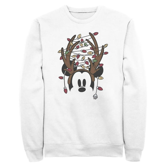 Men's Mickey & Friends Christmas Reindeer Antlers Mickey  Sweatshirt
