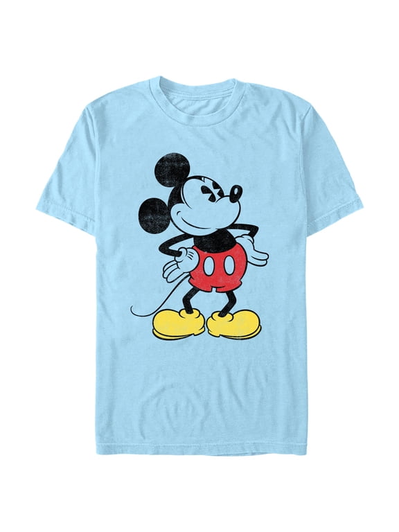 Men's Mickey & Friends Classic Mickey Distressed Graphic T-Shirt