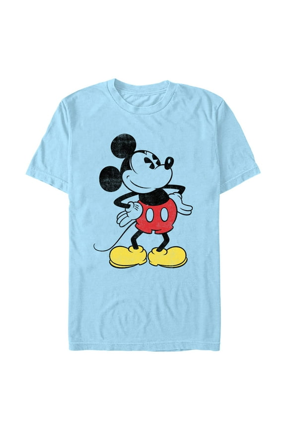 Men's Mickey & Friends Classic Mickey Distressed Graphic T-Shirt