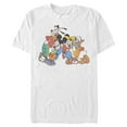 thumbnail image 1 of Men's Mickey & Friends Colorful Group Shot Distressed  Graphic Tee White 2X Large, 1 of 5