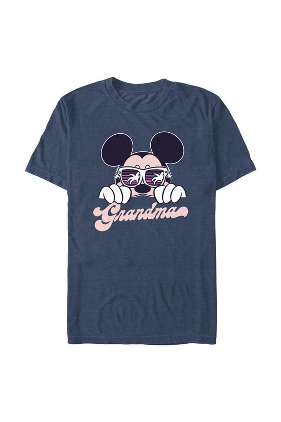 Men's Mickey & Friends Cool Summer Grandma  Graphic T-Shirt