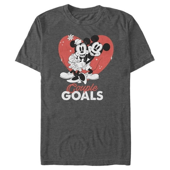 Men's Mickey & Friends Couple Goals  Graphic T-Shirt