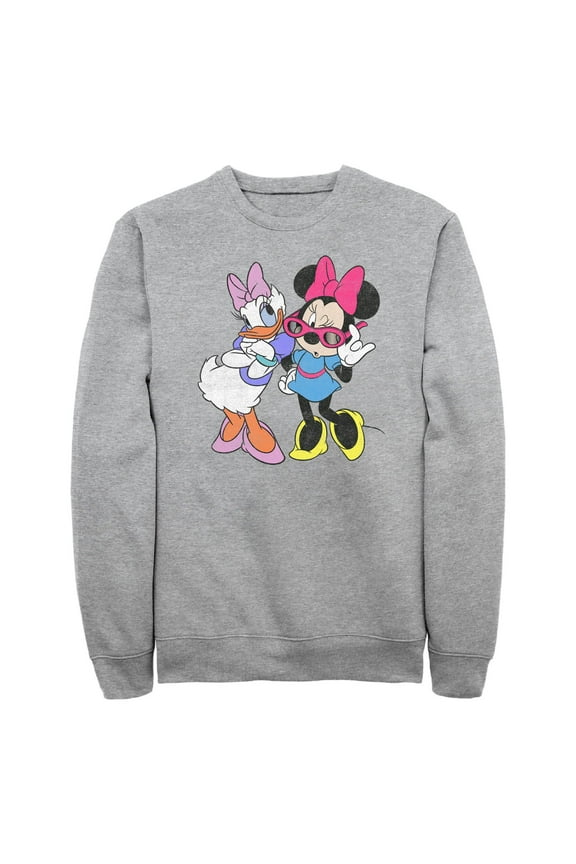 Men's Mickey & Friends Daisy Duck and Minnie Mouse Sweatshirt