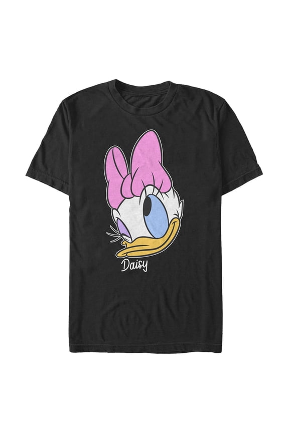 Men's Mickey & Friends Daisy Portrait Graphic Tee Black Large