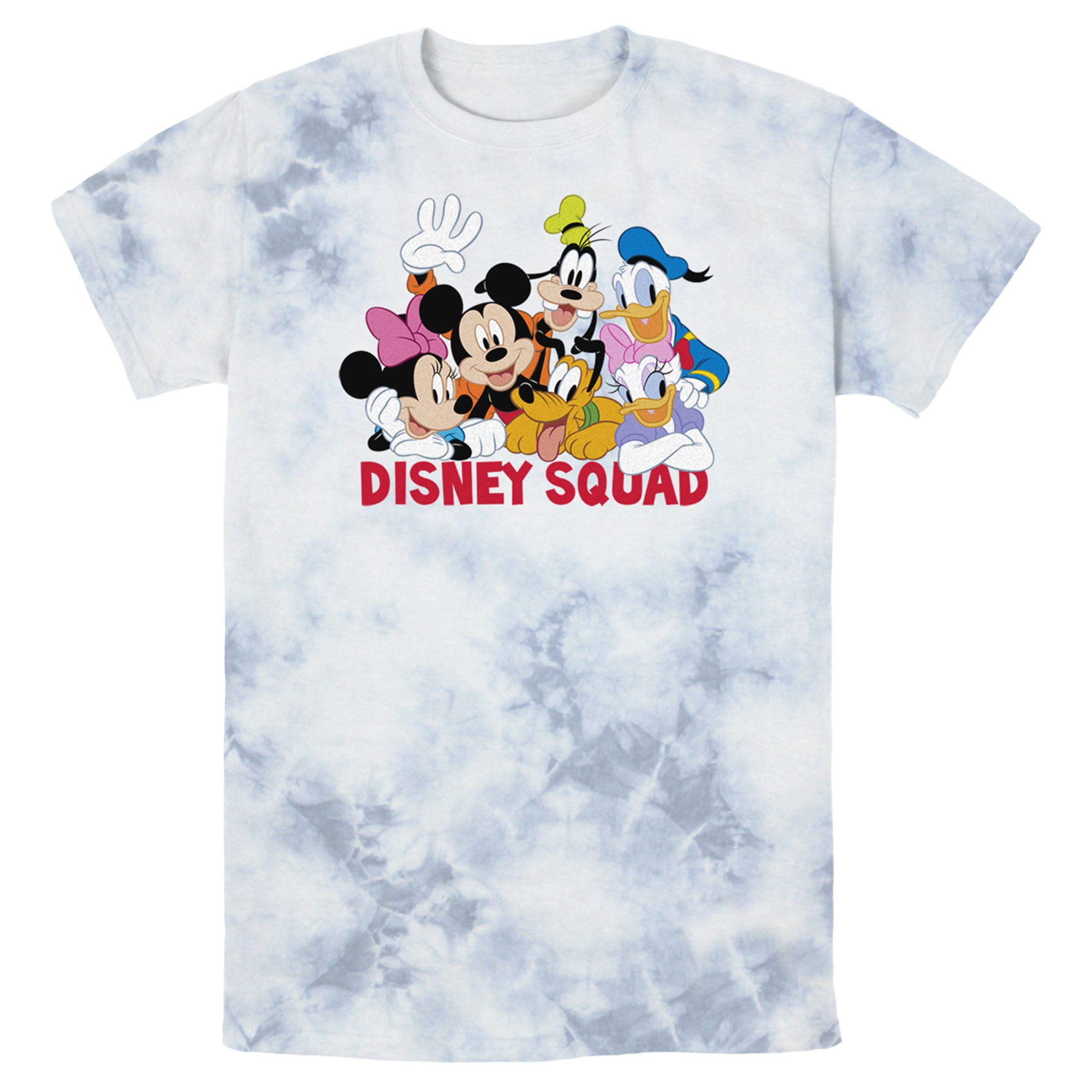 Men's Mickey & Friends Disney Squad Group Shot Graphic Tee White