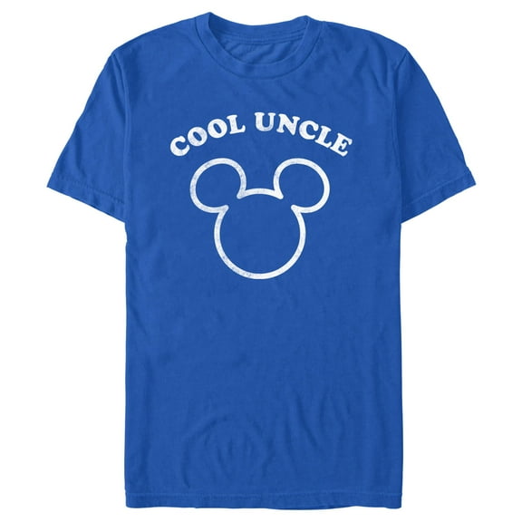 Men's Mickey & Friends Distressed Cool Uncle Graphic T-Shirt