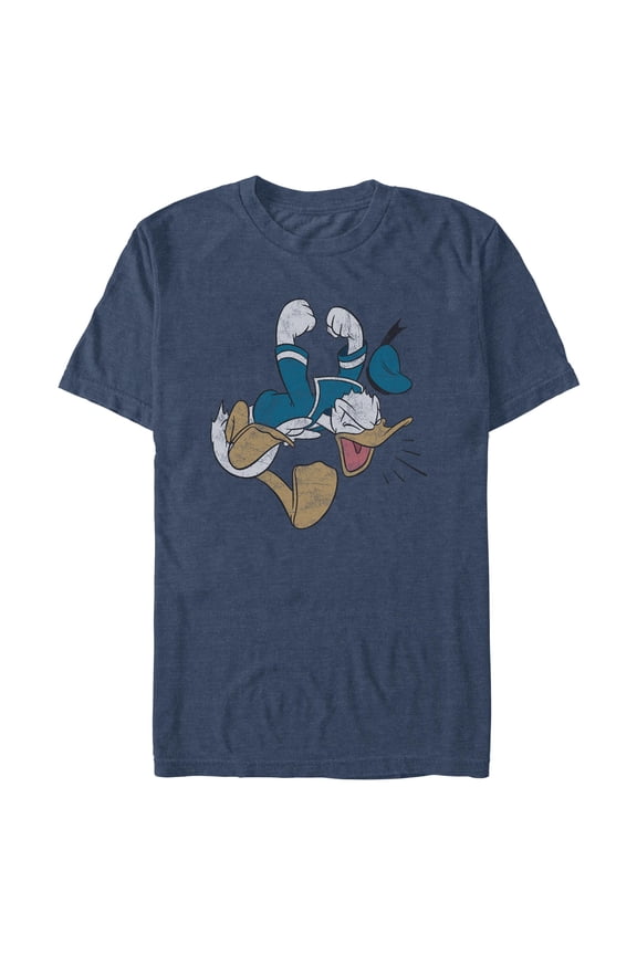 Men's Mickey & Friends Distressed Donald Duck Scream Graphic T-Shirt