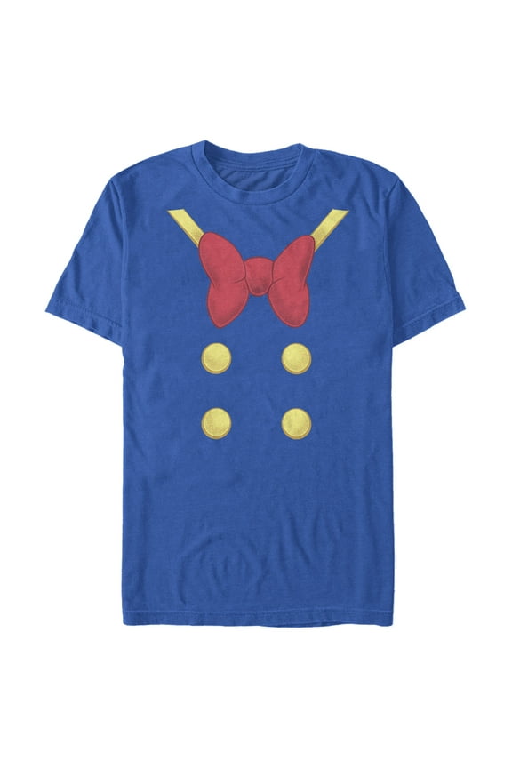 Men's Mickey & Friends Donald Costume Graphic Tee Royal Blue X Large