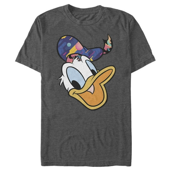 Men's Mickey & Friends Donald Duck '90s Vibe Graphic Tee Charcoal Heather X Large