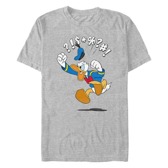 Men's Mickey & Friends Donald Duck Angry Jump Graphic T-Shirt