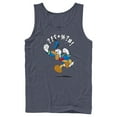 thumbnail image 1 of Men's Mickey & Friends Donald Duck Angry Jump  Tank Top Navy Blue Small, 1 of 4
