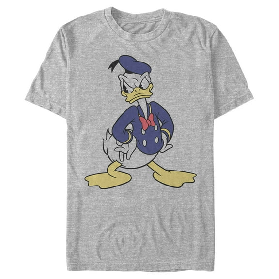 Men's Mickey & Friends Donald Duck Grumpy Swagger  Graphic Tee Athletic Heather X Large