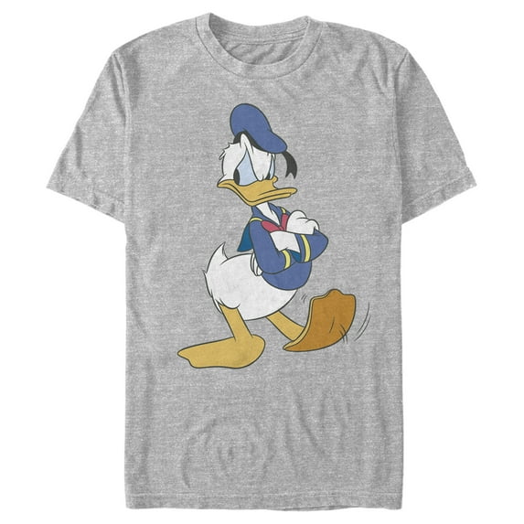 Men's Mickey & Friends Donald Duck Impatient Graphic Tee Athletic Heather Small