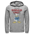 thumbnail image 1 of Men's Mickey & Friends Donald Duck Original Art  Pull Over Hoodie Athletic Heather 2X Large, 1 of 4