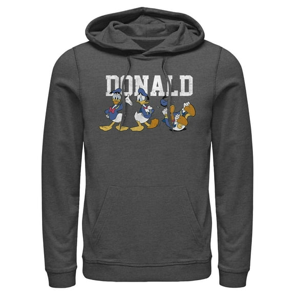 Men's Mickey & Friends Donald Duck Poses Pull Over Hoodie