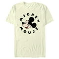 thumbnail image 1 of Men's Mickey & Friends Encircled Mice Graphic Tee Beige Small, 1 of 4