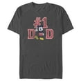 thumbnail image 1 of Men's Mickey & Friends Father's Day Mousey #1 Dad  Graphic Tee Charcoal Medium, 1 of 5