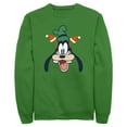 thumbnail image 1 of Men's Mickey & Friends Goofy Christmas Ears Sweatshirt Kelly Green Large, 1 of 4