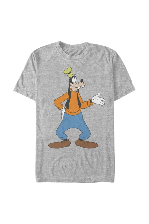 Men's Mickey & Friends Goofy Wave  Graphic Tee Athletic Heather 2X Large