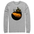 thumbnail image 1 of Men's Mickey & Friends Halloween Haunted Mansion Long Sleeve Shirt Athletic Heather 2X Large, 1 of 4