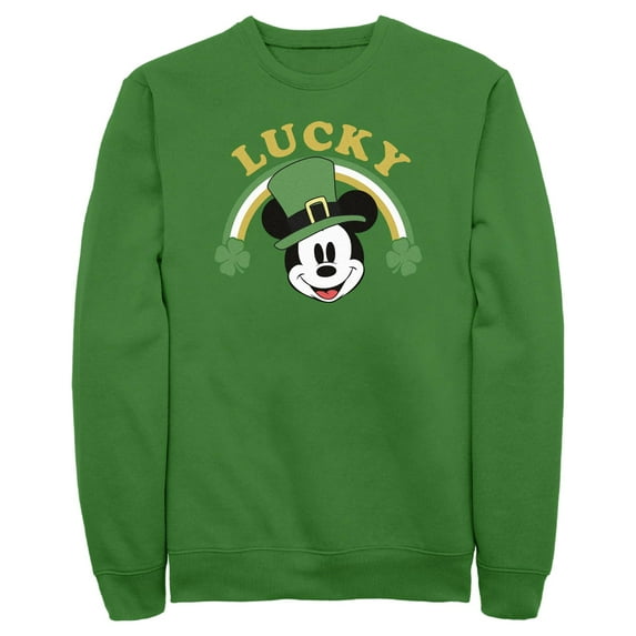 Men's Mickey & Friends Lucky Rainbow Sweatshirt