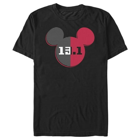 Men's Mickey & Friends Marathon 13.1 Graphic Tee Black 3X Large