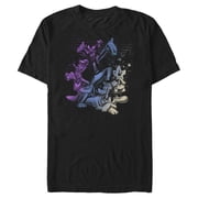 Mens Mickey & Friends Mickey & Friends Ombre Group Graphic T-Shirt