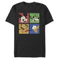 thumbnail image 1 of Men's Mickey & Friends Mickey Mouse Character Grid Graphic Tee Black 3X Large, 1 of 4