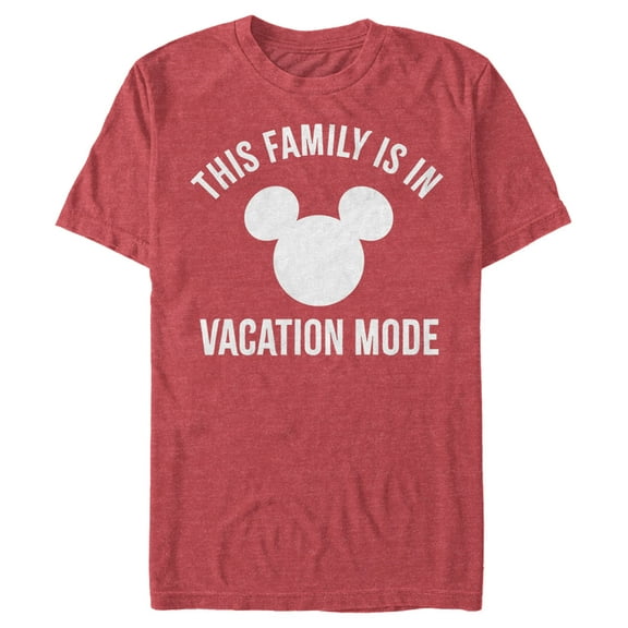 Men's Mickey & Friends Mickey Mouse Family in Vacation Mode  Graphic Tee
