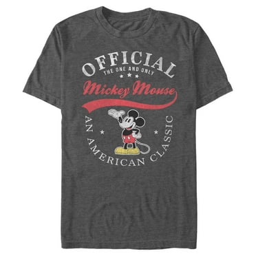 Men's Mickey & Friends Mickey Mouse Official One & Only  Graphic Tee Charcoal Heather 2X Large