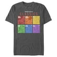 thumbnail image 1 of Men's Mickey & Friends Mickey Mouse Periodic Table of Element Friends Graphic Tee Charcoal Heather 3X Large, 1 of 4