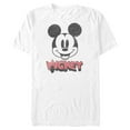 thumbnail image 1 of Men's Mickey & Friends Mickey Mouse Retro Headshot Graphic Tee White X Large, 1 of 4