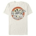 thumbnail image 1 of Men's Mickey & Friends Mickey Mouse and Circle  Graphic Tee Beige Large, 1 of 3