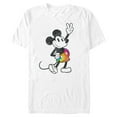thumbnail image 1 of Men's Mickey & Friends Mickey Tie Dye Pants Portrait  Graphic Tee White Medium, 1 of 4