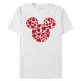 thumbnail image 1 of Men's Mickey & Friends Mickey and Friends Heart Silhouette Graphic Tee White 2X Large, 1 of 5