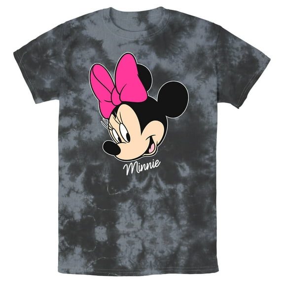 Men's Mickey & Friends Minnie Mouse Portrait Graphic Tee Black/Charcoal Medium