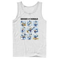 thumbnail image 1 of Men's Mickey & Friends Moods of Donald Duck Tank Top White Large, 1 of 4