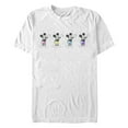 thumbnail image 1 of Men's Mickey & Friends Neon Wave Graphic Tee White 3X Large, 1 of 5