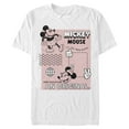 thumbnail image 1 of Men's Mickey & Friends Old School Poster Graphic Tee White X Large, 1 of 5