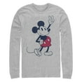 thumbnail image 1 of Men's Mickey & Friends Plaid Mickey Mouse Retro Long Sleeve Shirt, 1 of 4