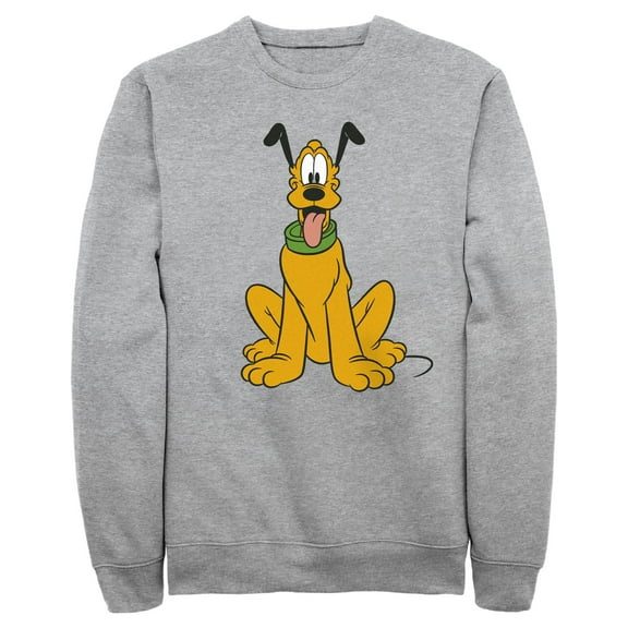 Men's Mickey & Friends Pluto Perked Dog Ears  Sweatshirt