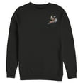 thumbnail image 1 of Men's Mickey & Friends Pocket Surfer Sweatshirt Black Large, 1 of 4