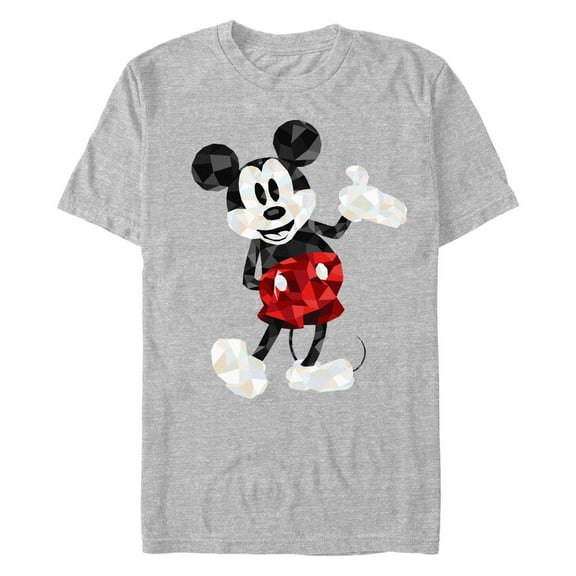 Men's Mickey & Friends Polygon Pose  Graphic T-Shirt