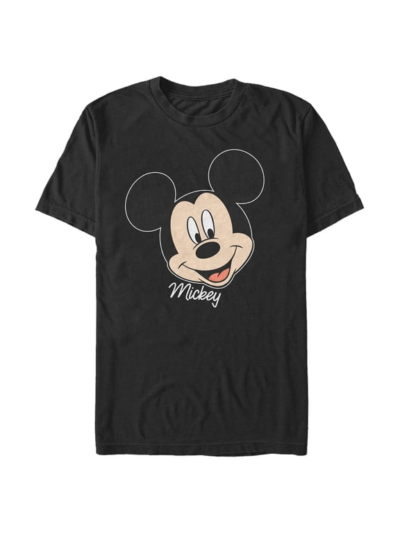 Men's Mickey & Friends Portrait Graphic Tee Black Large