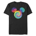 thumbnail image 1 of Men's Mickey & Friends Rainbow Tie-Dye Mickey Mouse Logo Graphic T-Shirt, 1 of 5