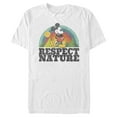 thumbnail image 1 of Men's Mickey & Friends Respect Nature Graphic Tee White Small, 1 of 5