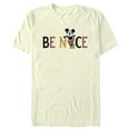 thumbnail image 1 of Men's Mickey & Friends Retro Be Nice Graphic Tee Beige 2X Large, 1 of 4