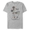 thumbnail image 1 of Men's Mickey & Friends Retro Mickey Mouse Sketch  Graphic Tee Athletic Heather X Large, 1 of 5