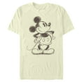 thumbnail image 1 of Men's Mickey & Friends Retro Mickey Mouse Sketch  Graphic Tee Beige X Large, 1 of 4